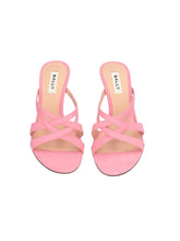 Load image into Gallery viewer, Bally Carolyn 6304284 Light Pink Strappy Slip On Dress Sandals Size 7.5 MSRP $1070
