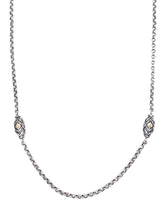 Load image into Gallery viewer, Konstantino Sterling Silver and 18K Gold 18&quot; Necklace KOKJ492-130 MSRP $390
