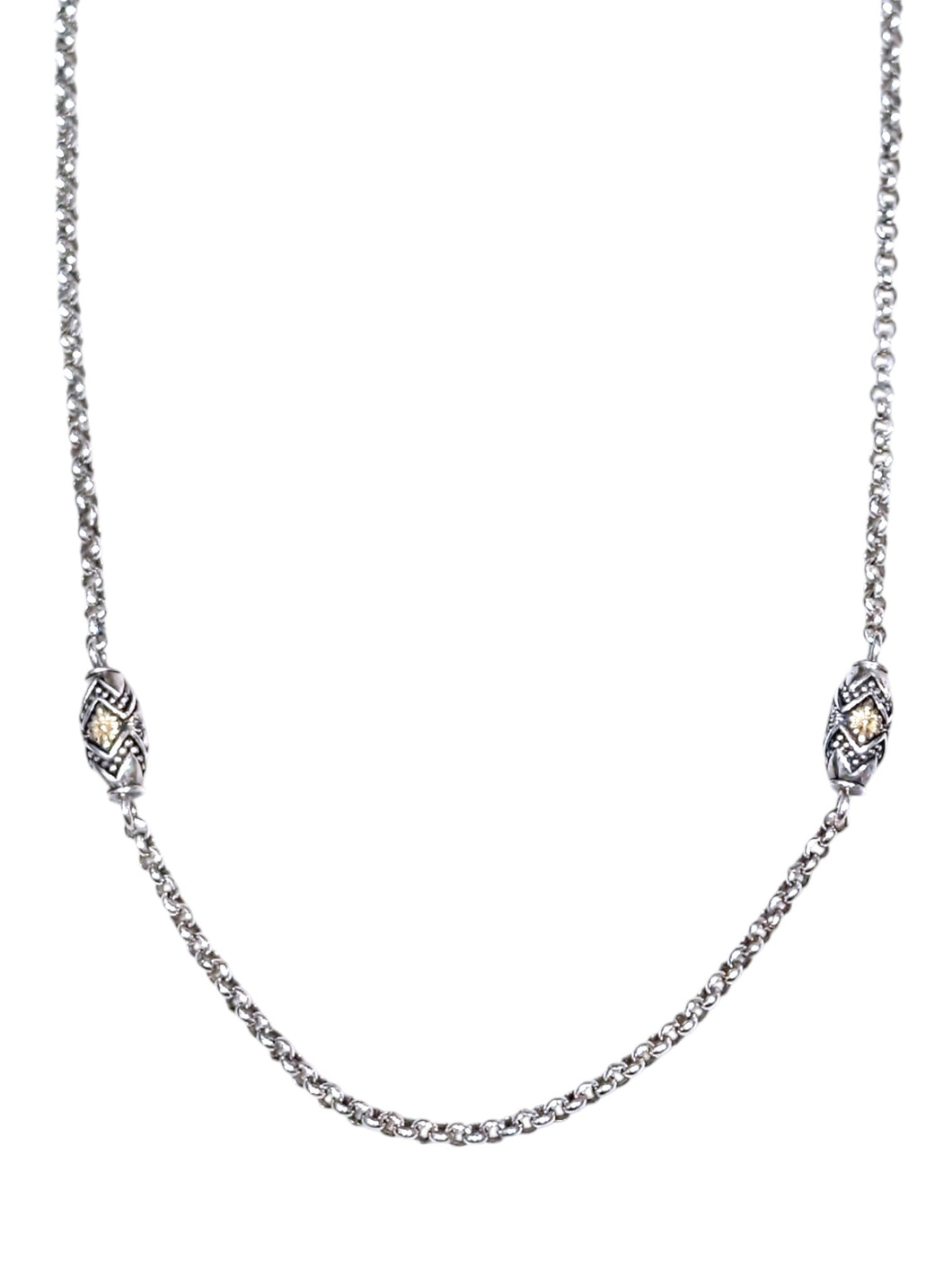 Konstantino Sterling Silver and 18K Gold 18