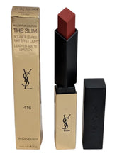 Load image into Gallery viewer, Yves Saint Laurent Rouge Pour Couture The Slim 416 Psychic Chili Lipstick MSRP $68
