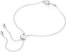 Load image into Gallery viewer, Swarovski Infinity 5524421 Zirconia Hyperbola Heart Pendant Silver Bracelet
