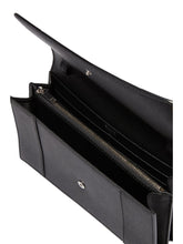 Load image into Gallery viewer, Bally Stafford 6219390 Women&#39;s Black Leather Chain Wallet MSRP $640
