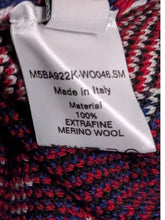 Load image into Gallery viewer, Bally 6302894 Men's Blue Bear Switzerland Wool Sweater MSRP $990

