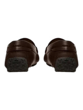 Load image into Gallery viewer, Bally Pilos 6303274 Men's Ebano Leather Driving Loafers MSRP $740
