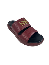 Load image into Gallery viewer, Bally Jym 6300468 Men's Heritage Red Leather Slides MSRP $450
