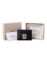 Load image into Gallery viewer, Bally 6309707 Black Leather Card Case MSRP $330
