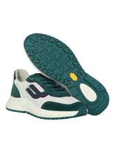 Load image into Gallery viewer, Bally Demmy 6301870 Men&#39;s Octanium/White Fabric &amp; Leather Sneakers MSRP $630
