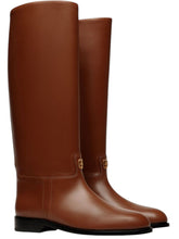 Load image into Gallery viewer, Bally Hollie 6304745 Women&#39;s Cuero Leather Knee-High Boots MSRP $1500
