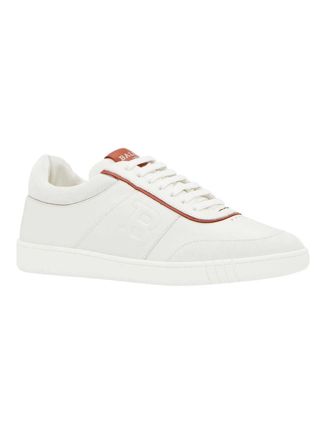 Bally Wallys 6301530 Men's White Leather Sneakers Shoes MSRP $560
