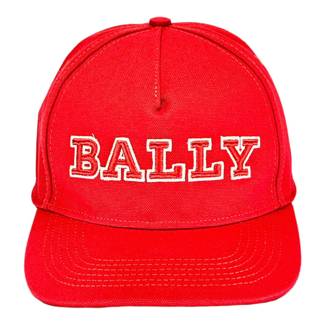 BALLY Men's Logo Orange River Baseball Cap 6303780 MSRP $220
