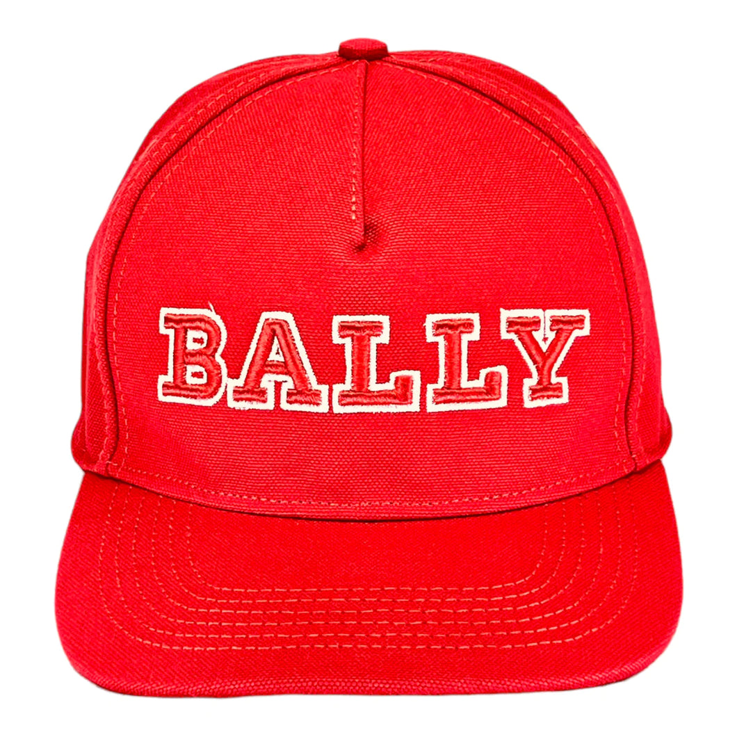BALLY Men's Logo Orange River Baseball Cap 630780 MSRP $220