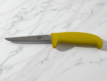 Load image into Gallery viewer, Victorinox 4" Poultry Boning Knife – Stainless Steel Blade with Yellow Handle
