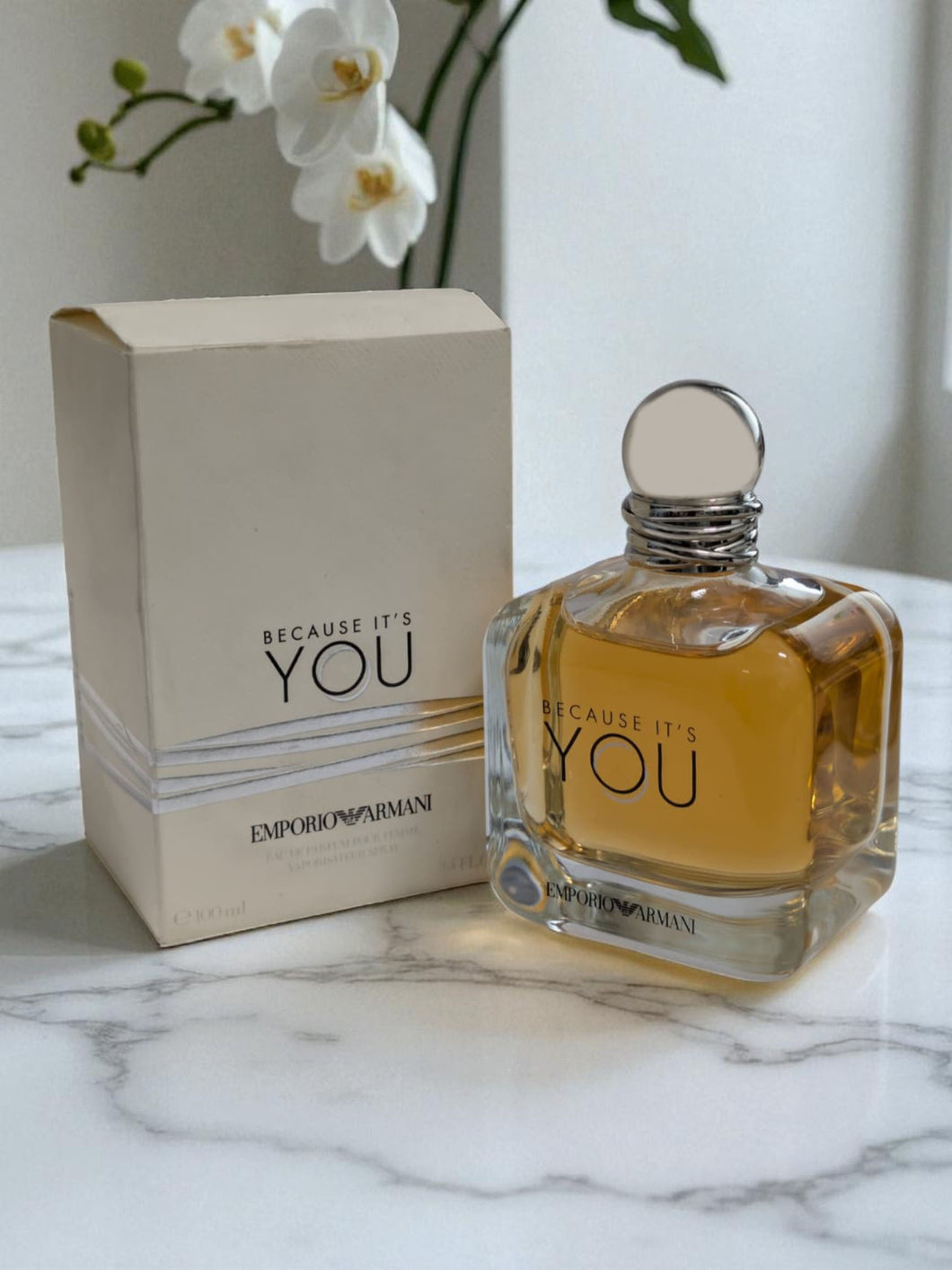 Because It's You By Emporio Armani 3.4 oz/ 100ml Eau De Parfum For Women MSRP $120