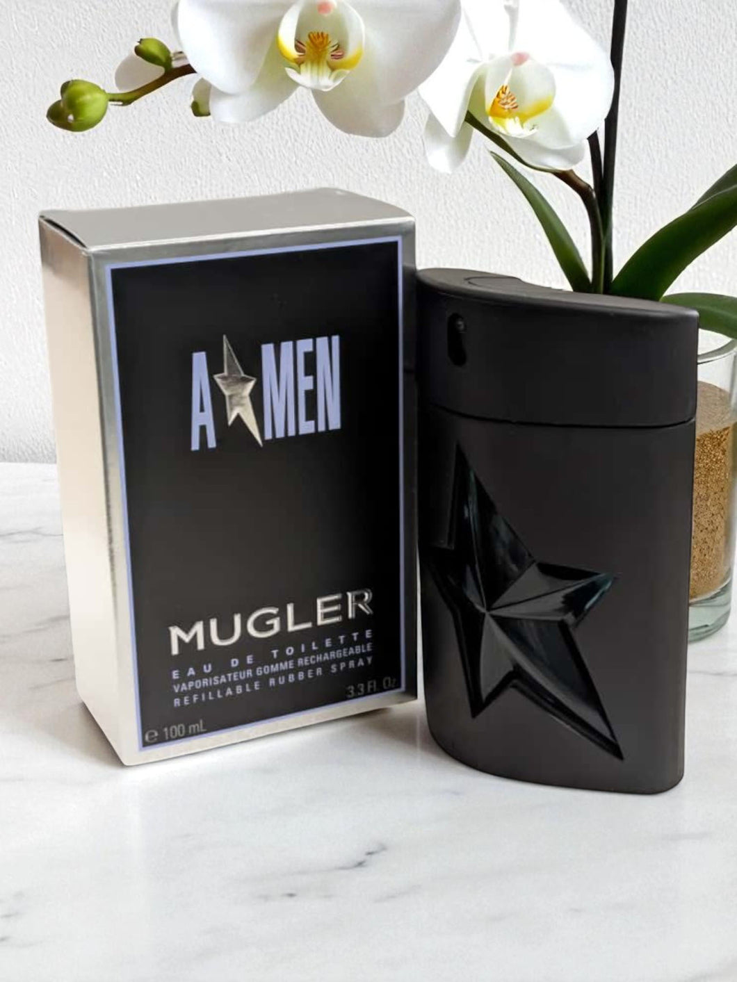 Amen By Mugler 3.3 oz/ 100ml Eau De Toilette For Men Refillable MSRP $90