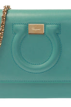 Load image into Gallery viewer, Salvatore Ferragamo Gancini Women's 728269 Teal Mini Bag MSRP $695
