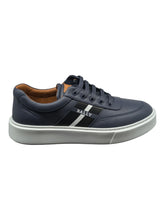 Load image into Gallery viewer, Bally Coby 6310055 Men's Ink Lamb Leather Sneakers MSRP $635
