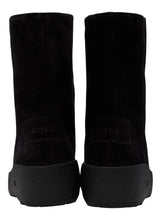 Load image into Gallery viewer, Bally GSTAAD 6302942 Men&#39;s Black Suede Leather Shirling Lined Boots MSRP $675
