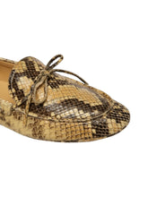 Load image into Gallery viewer, Bally Gaspar 6304341 Men&#39;s New Rhu Snake Print Goat Leather Loafers MSRP $990
