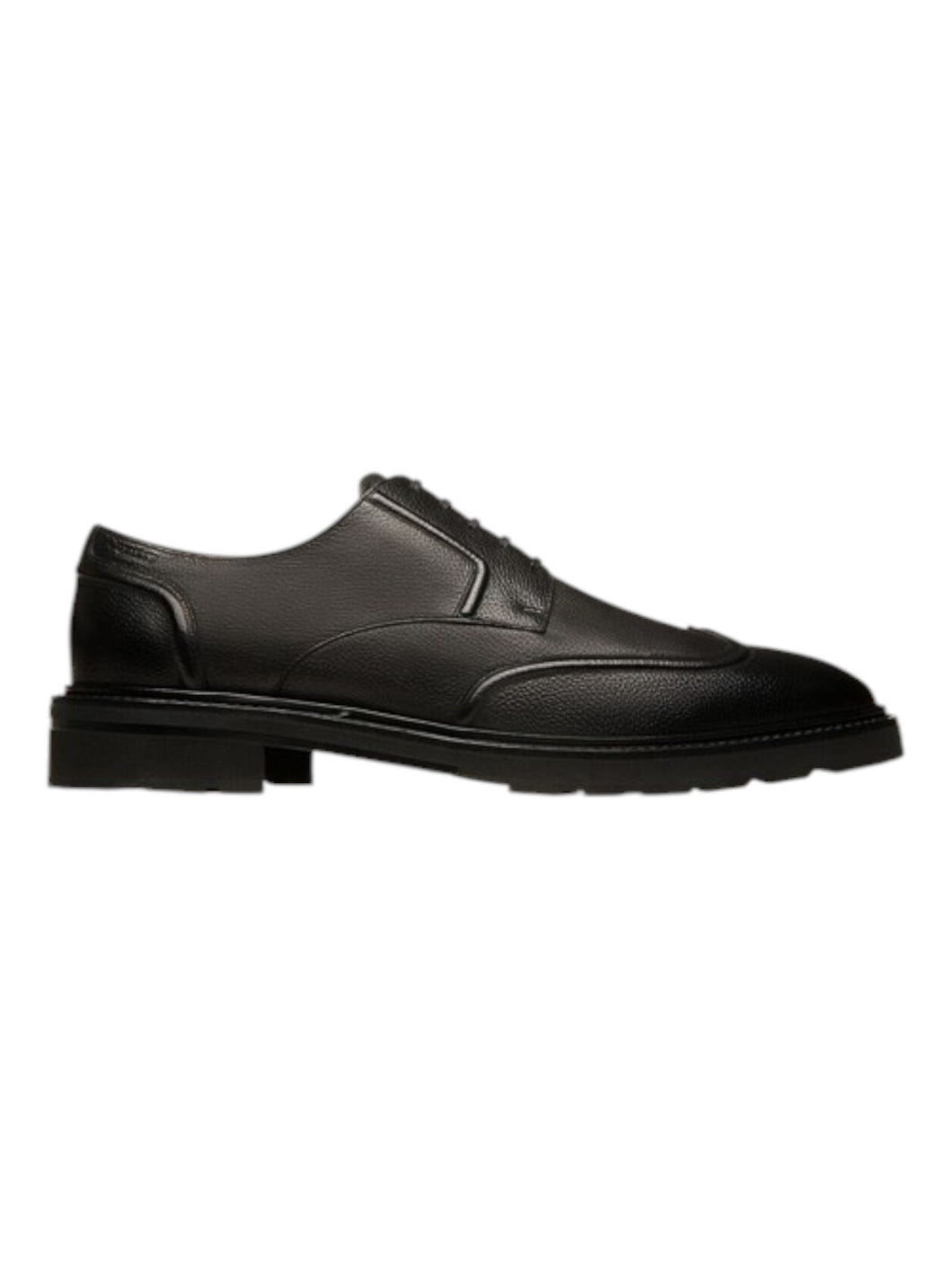 Bally Mibion 6301526 Men's Black Leather Derbies Shoes MSRP $730