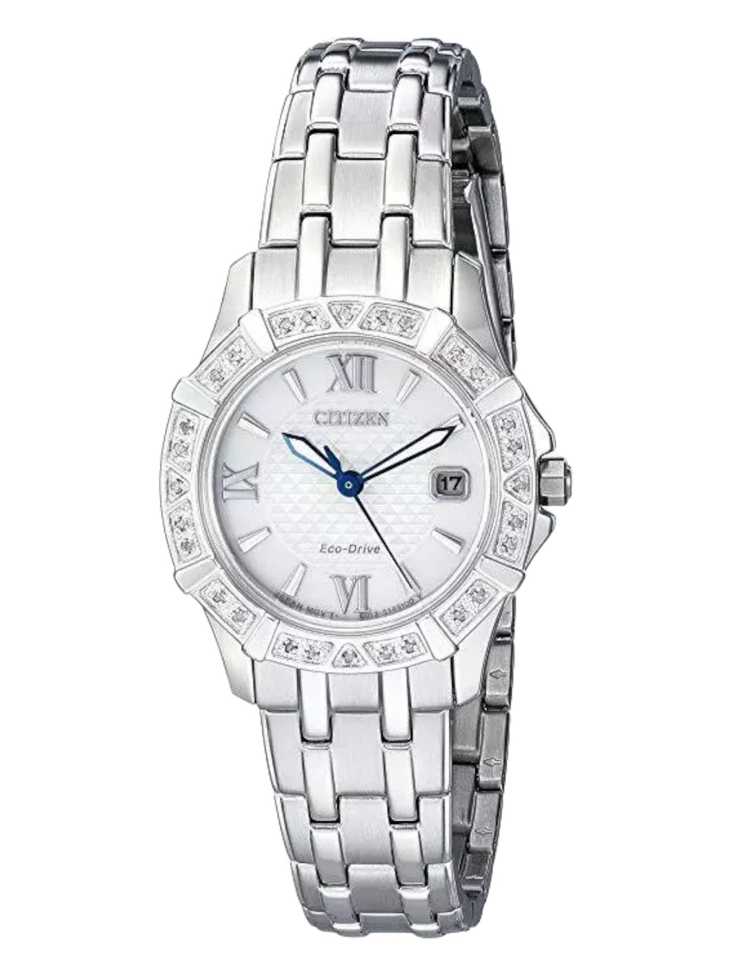 Citizen Silhouette Diamond EW2360-51A Ladies 26mm Watch MSRP $450
