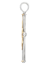 Load image into Gallery viewer, Konstantino Silver and 18K Gold Cross Pendant &amp; Chain STKJ357-130 MSRP $1240
