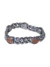Load image into Gallery viewer, Konstantino Sterling Silver &amp; Copper Coin Bracelet BMK4362-373 MSRP $1725
