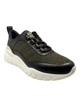 Load image into Gallery viewer, Bally Bredley 6239584 Men&#39;s Ebano Leather &amp; Fabric Sneakers Size 7 MSRP $560
