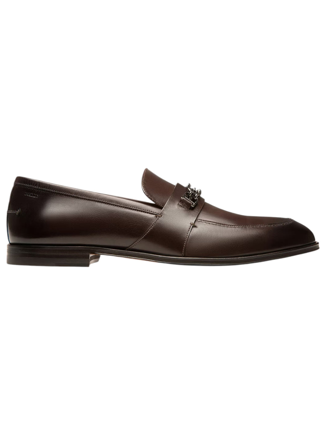 Bally Wesper 6234504 Men's Coffee Leather Horsebit Loafers MSRP $850