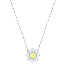 Load image into Gallery viewer, Swarovski Sunshine 5459588 Rhodium-Plated &amp; Crystal Pendant Necklace MSRP $149
