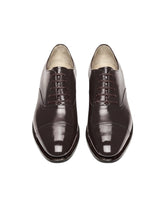 Load image into Gallery viewer, Bally Selby-L 6305323 Men's Ebano Oxford Leather Shoes MSRP $1250
