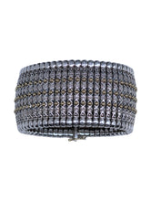 Load image into Gallery viewer, Konstantino Hera Wide Silver and Gold Cuff Bracelet BKJ27-130 MSRP $5400
