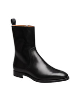 Load image into Gallery viewer, Bally Saltron-L 6304560 Men's Black Calf Plain Leather Boots MSRP $1100
