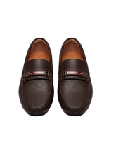 Load image into Gallery viewer, Bally Payler-CH 6311226 Men's Ebano Grained Leather Drivers MSRP $720
