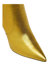 Load image into Gallery viewer, Bally Barbra 6304423 Women&#39;s Gold Laminated Knee High Leather Boots MSRP $1850
