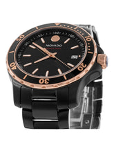 Load image into Gallery viewer, Movado Series 800 Men's 2600162 Quartz Black Dial 40 mm Watch MSRP $1395
