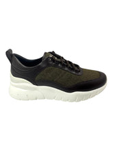 Load image into Gallery viewer, Bally Bredley 6239584 Men&#39;s Ebano Leather &amp; Fabric Sneakers Size 7 MSRP $560
