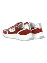 Load image into Gallery viewer, Bally Demmy 6300601 Men&#39;s Heritage Red/White/Silver Leather Sneakers MSRP $630
