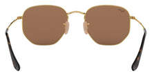 Load image into Gallery viewer, NEW RAY-BAN Women&#39;s Hexagonal Flat Lens Sunglasses RB3548N 001/Z2 MSRP $188
