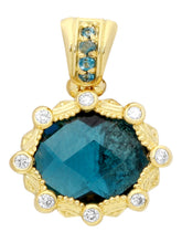 Load image into Gallery viewer, Konstantino 18K Gold with Diamonds Pendant with Chain MEMK04000-18KT-318 MSRP $1899
