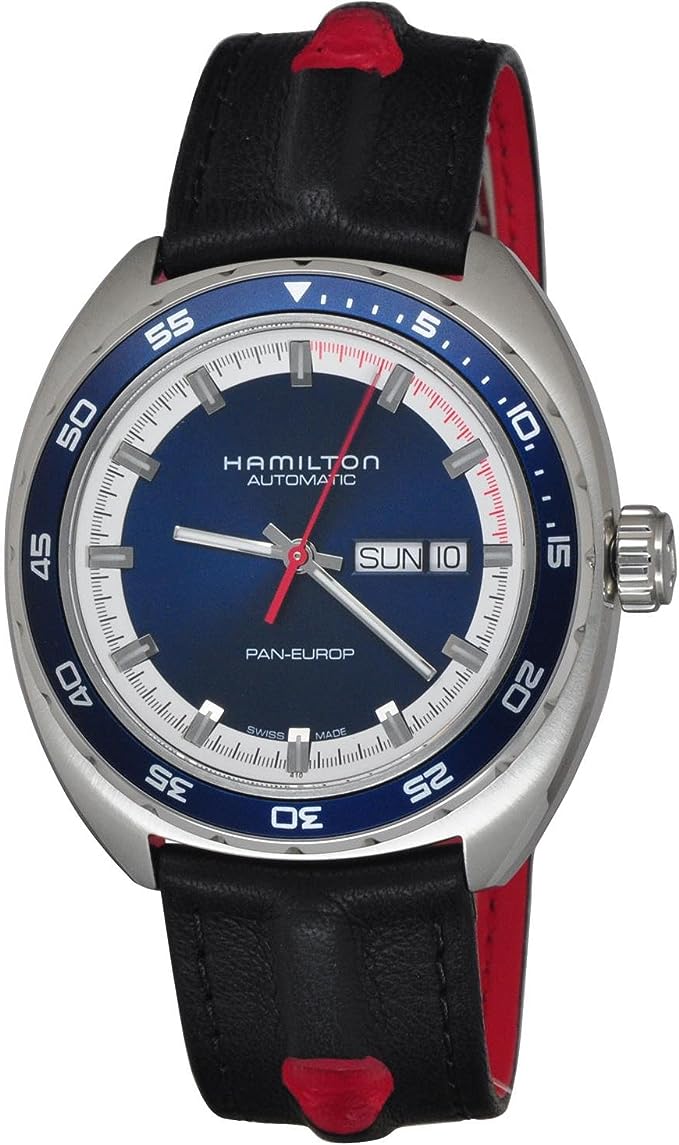 NEW HAMILTON Men's H5405741 Pan-Europ Automatic Watch MSRP $1195