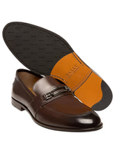 Load image into Gallery viewer, Bally Wesper 6234504 Men&#39;s Coffee Leather Horsebit Loafers MSRP $850
