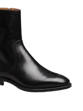 Load image into Gallery viewer, Bally Saltron-L 6304560 Men's Black Calf Plain Leather Boots MSRP $1100
