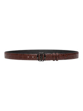 Load image into Gallery viewer, Bally 6305666 Emblem Brown/Black Reversible Cut-To-Size Leather Belt EU110/US 44
