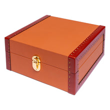 Load image into Gallery viewer, Rapport London Kensington Leather Six-Watch Box

