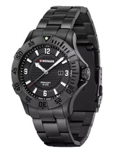 Load image into Gallery viewer, Wenger Swiss Army Men&#39;s 01.0641.135 Seaforce Black Dial Watch 43 mm MSRP $325
