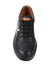 Load image into Gallery viewer, Bally Coby 6310056 Men's Black Lamb Leather Sneakers MSRP $635
