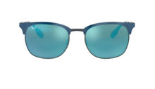 Load image into Gallery viewer, Ray-Ban RB3538 189/55 Polished Blue Square Mirror Sunglasses 53-19-145
