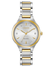 Load image into Gallery viewer, Citizen FE2104-50A Corso Ladies Silver Dial 29mm Watch MSRP $425
