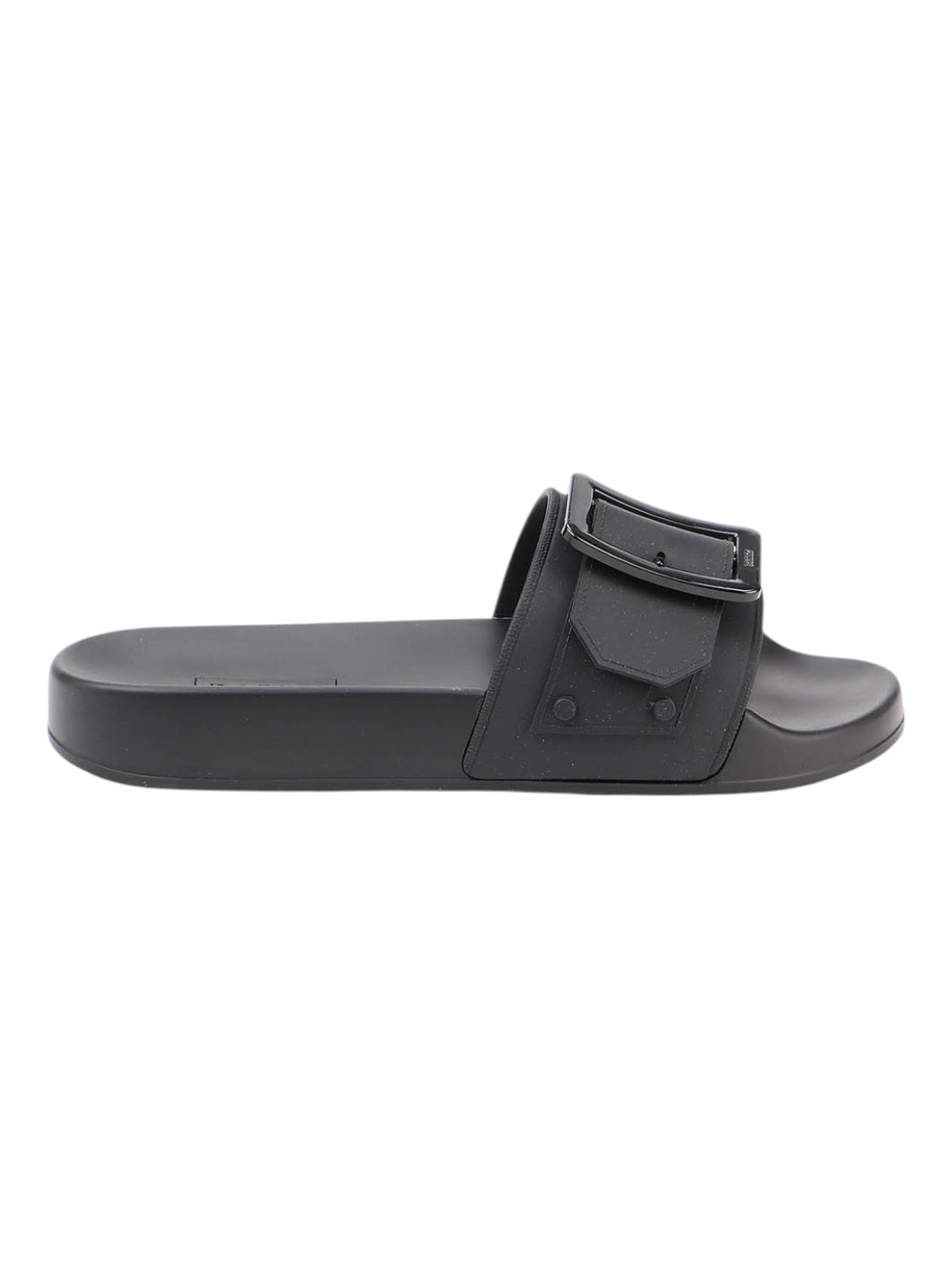 Bally Jeline 6231191 Women's Black Rubber Slide Sandals MSRP $230