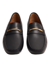 Load image into Gallery viewer, Bally Perley 6305700 Men's Black Leather Driving Shoes MSRP $690
